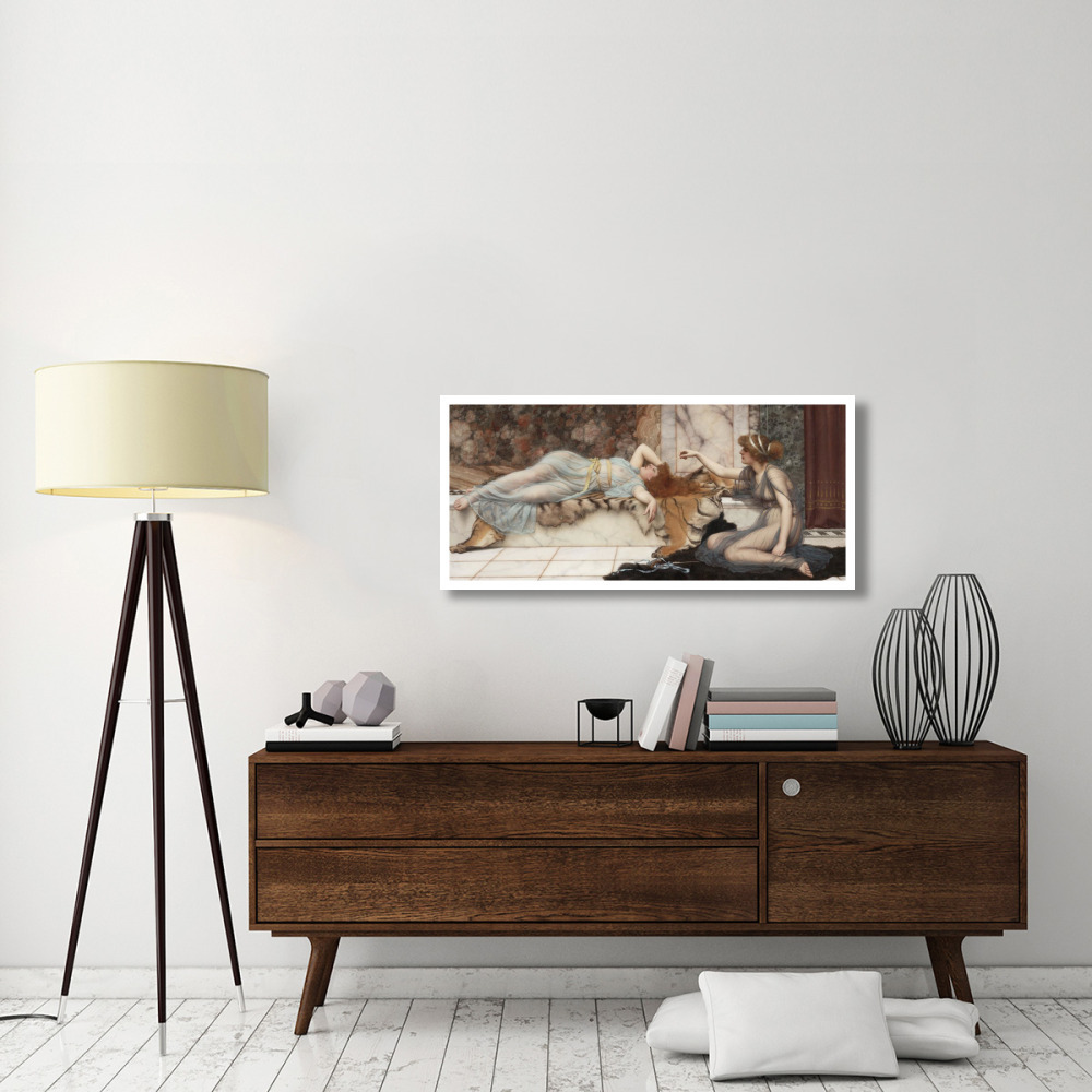Mischief and Repose-Paper Art-46&quotx21"