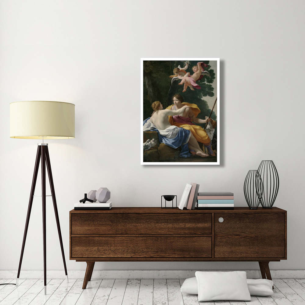 Venus and Adonis-Paper Art-32&quotx42"