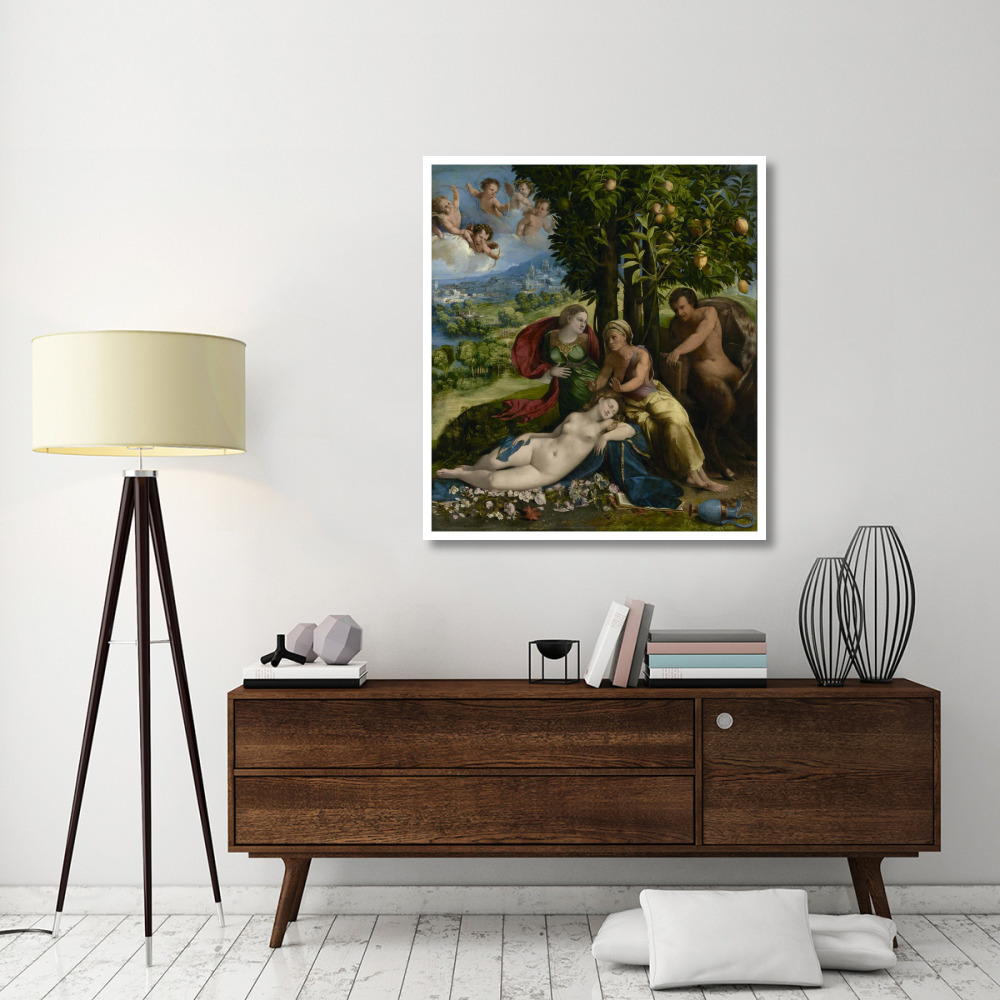 Mythological Scene-Paper Art-41&quotx46"