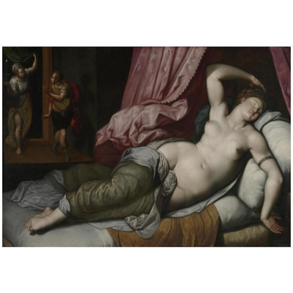 Paris Being Admitted to the Bedchamber of Helen-Paper Art-32&quotx22"