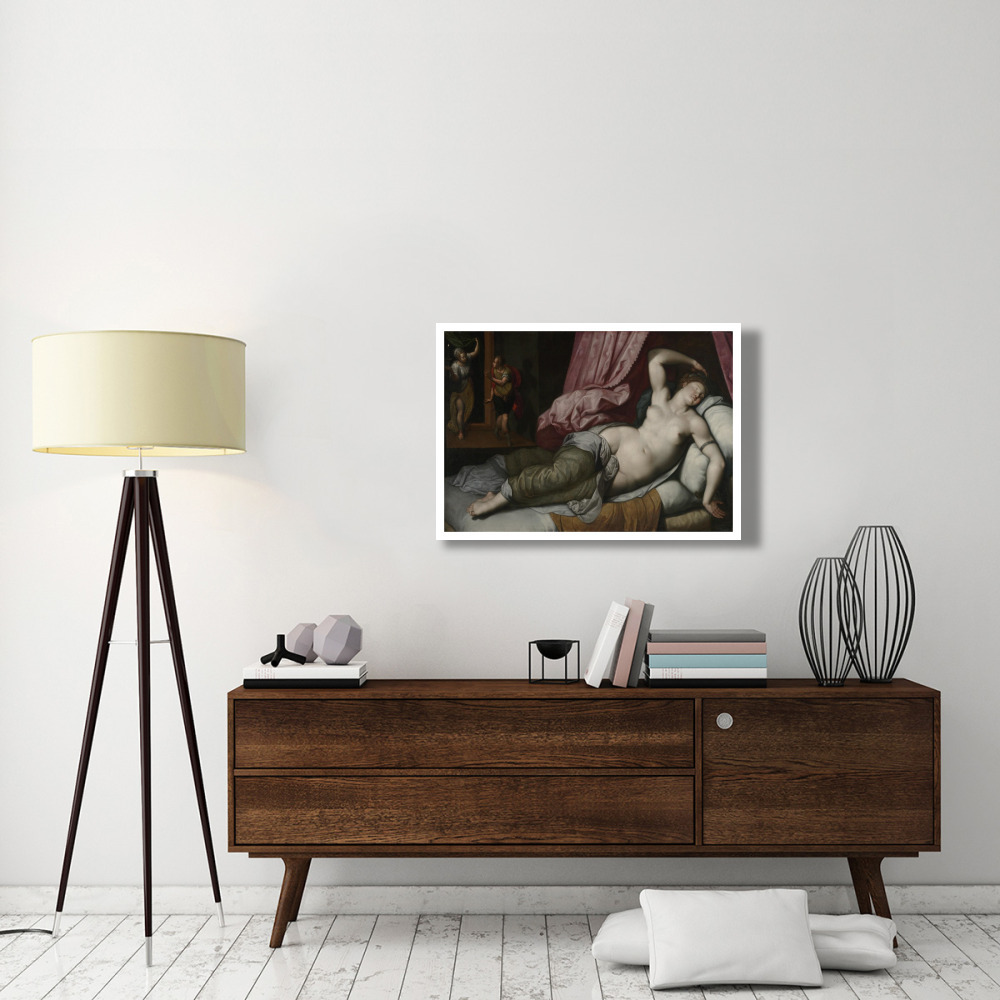 Paris Being Admitted to the Bedchamber of Helen-Paper Art-38&quotx26"