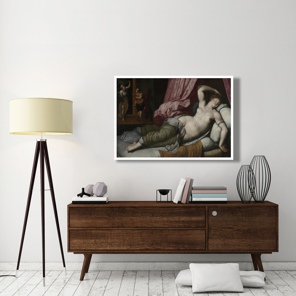 Paris Being Admitted to the Bedchamber of Helen-Paper Art-50&quotx34"