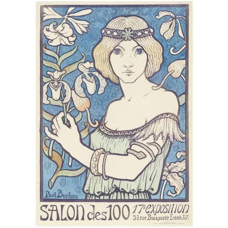 Salon des Cent-Paper Art-23&quotx32"