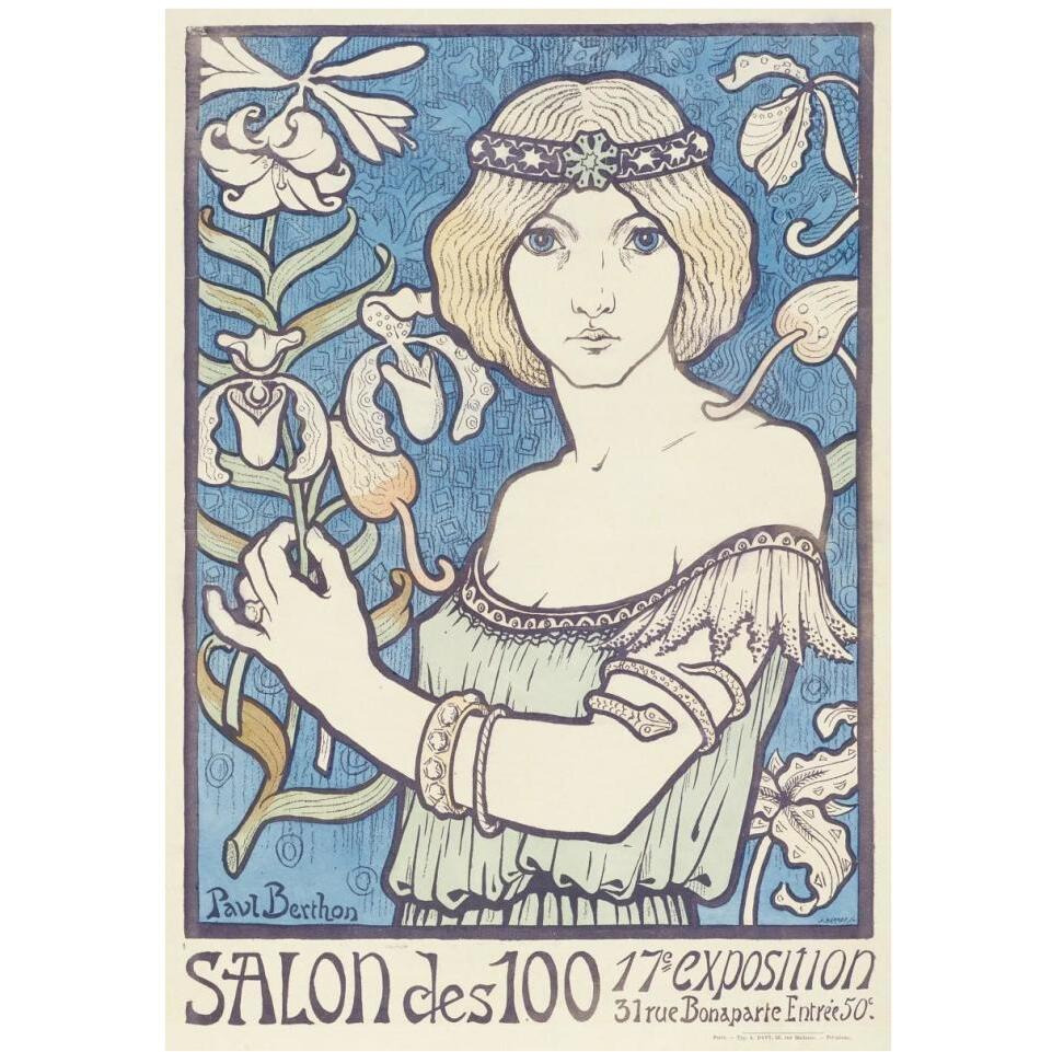 Salon des Cent-Paper Art-30&quotx42"