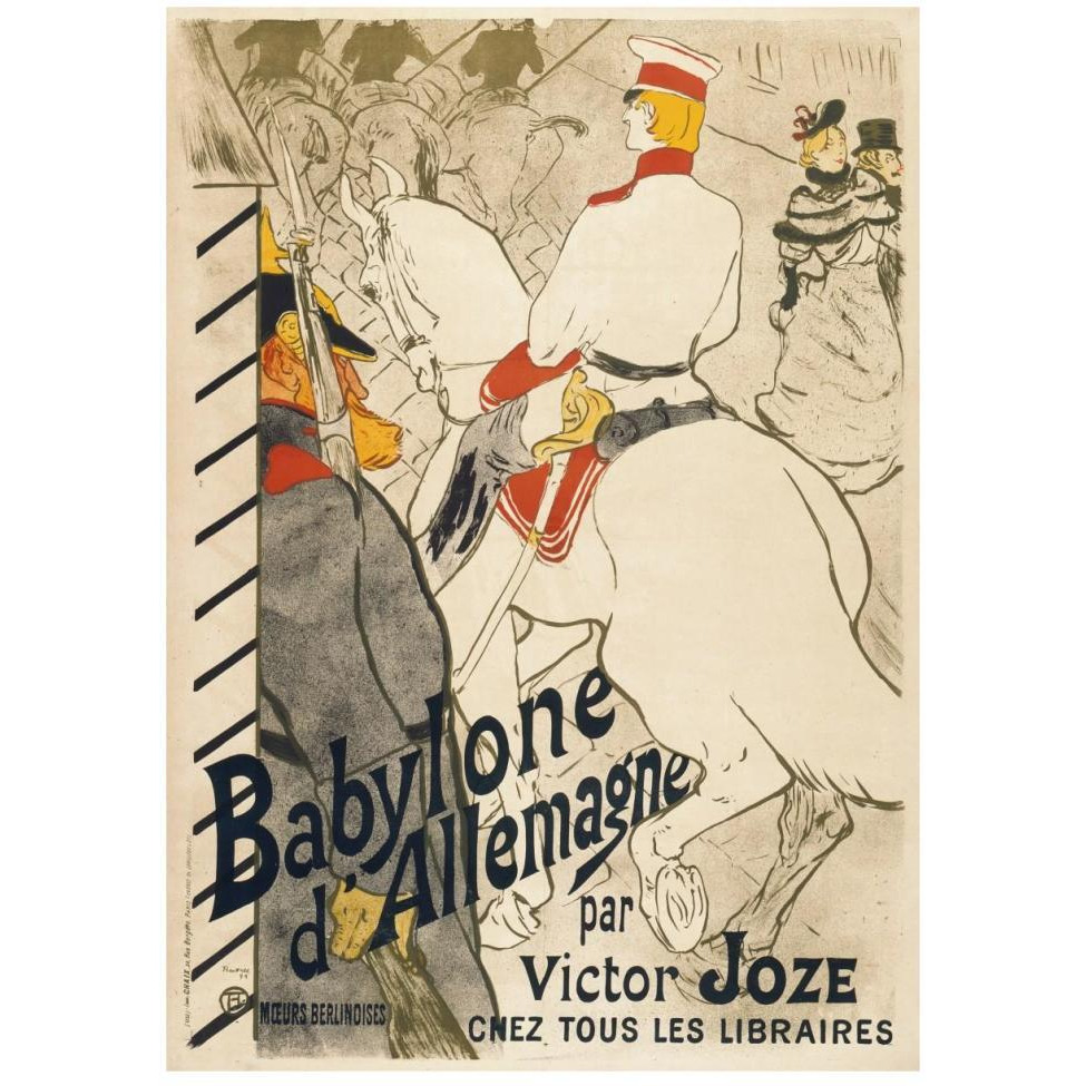 Babylone d'Allemagne-Paper Art-33&quotx46"