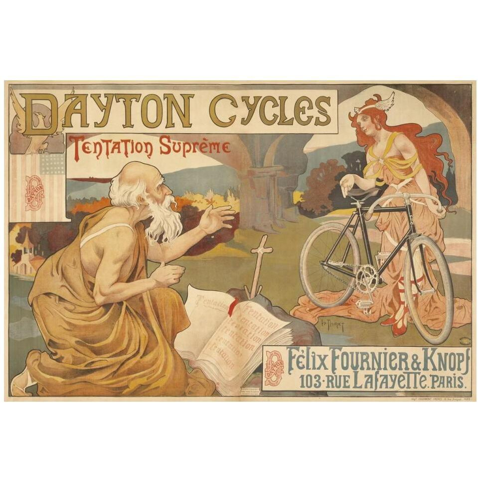 Dayton Cycles-Paper Art-20&quotx14"