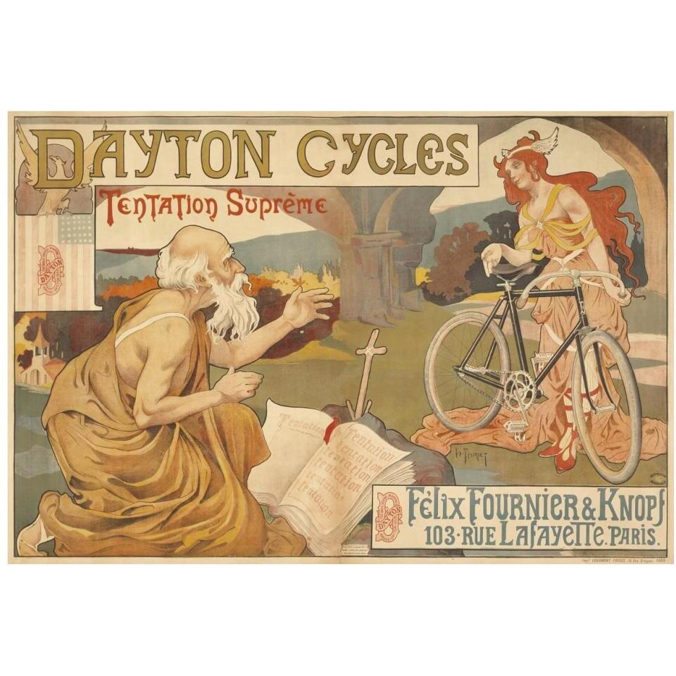 Dayton Cycles-Paper Art-38&quotx26"