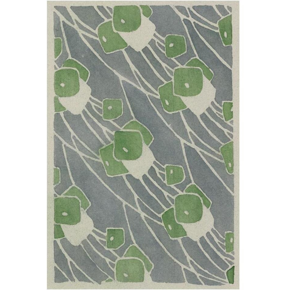 Green Geometric-Paper Art-14&quotx20"