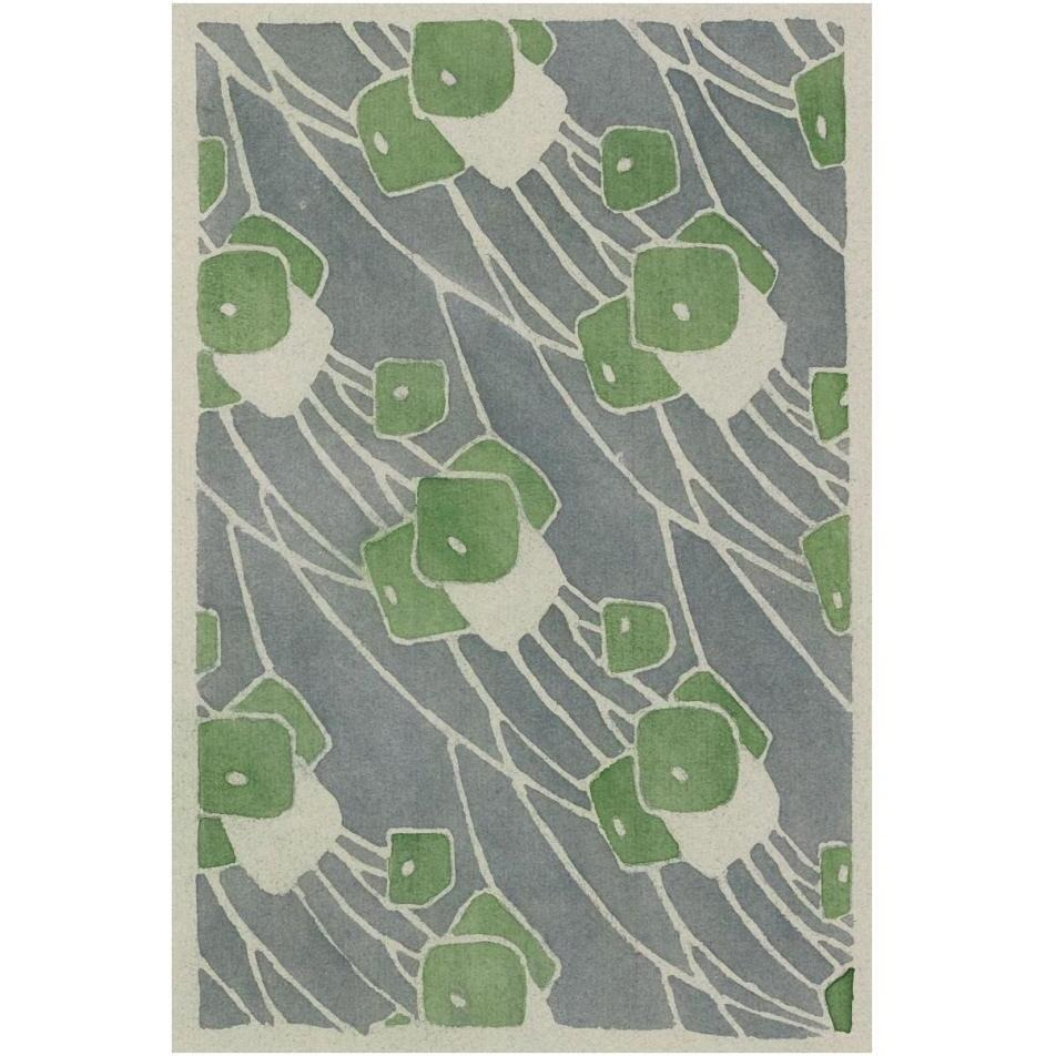 Green Geometric-Paper Art-26&quotx38"