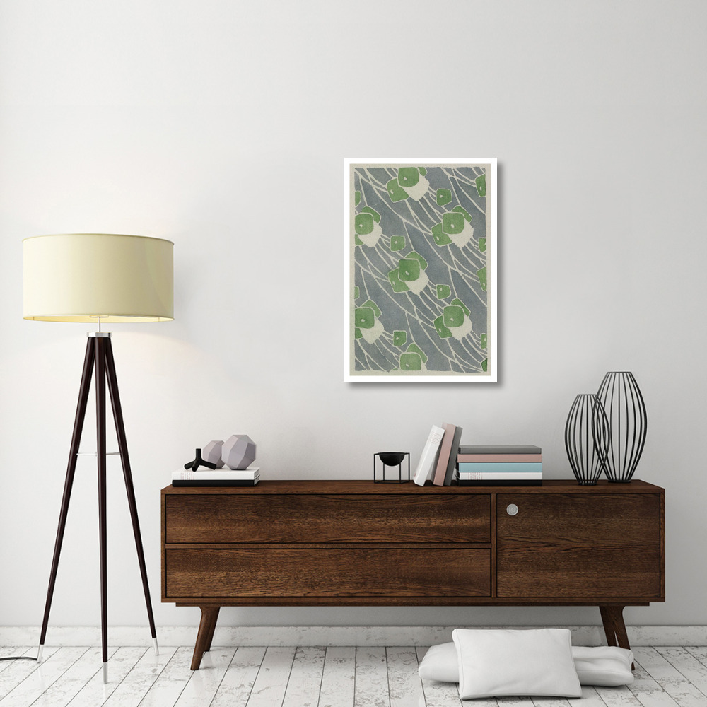 Green Geometric-Paper Art-26&quotx38"