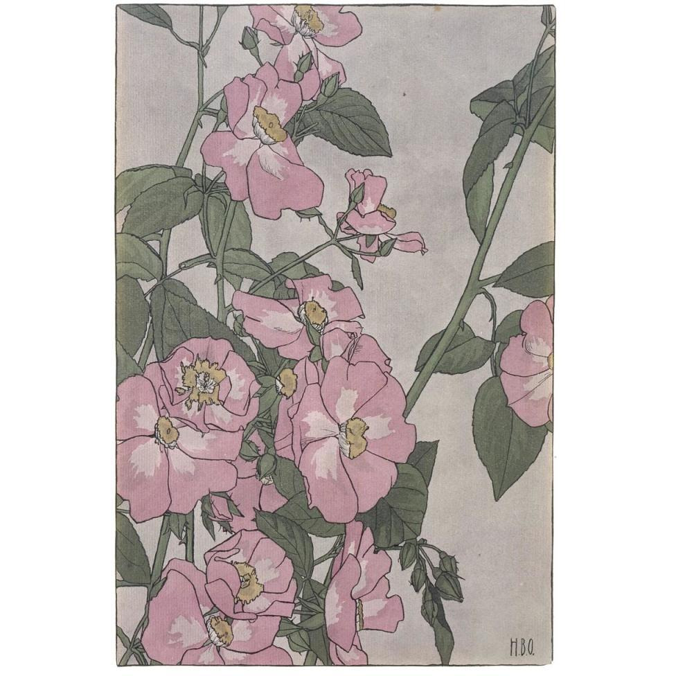 Prairie Rose-Paper Art-34&quotx50"