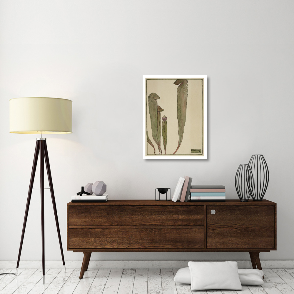 Pitcher Plant-Paper Art-26&quotx34"
