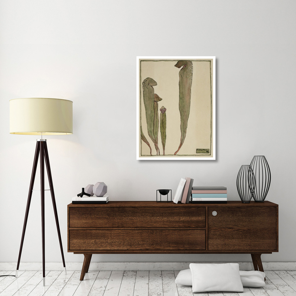 Pitcher Plant-Paper Art-32&quotx42"