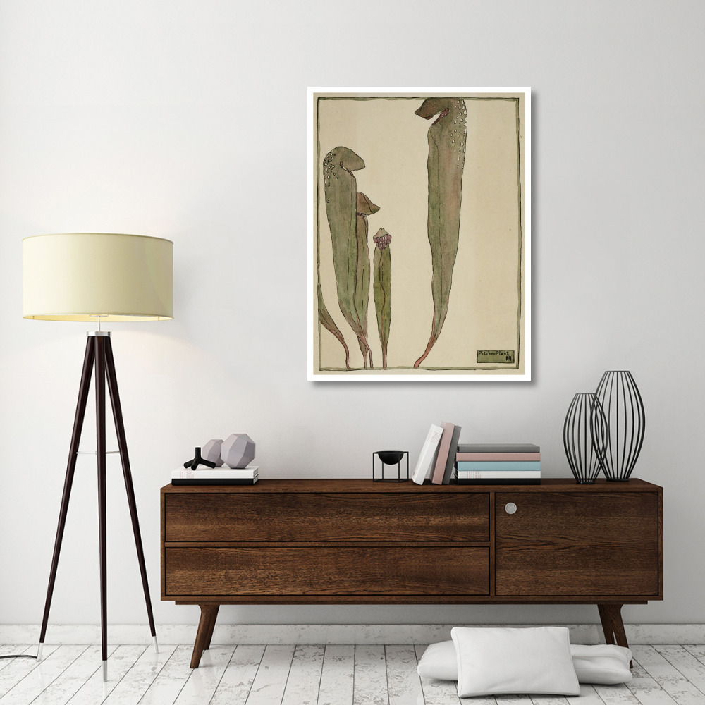 Pitcher Plant-Paper Art-38&quotx50"