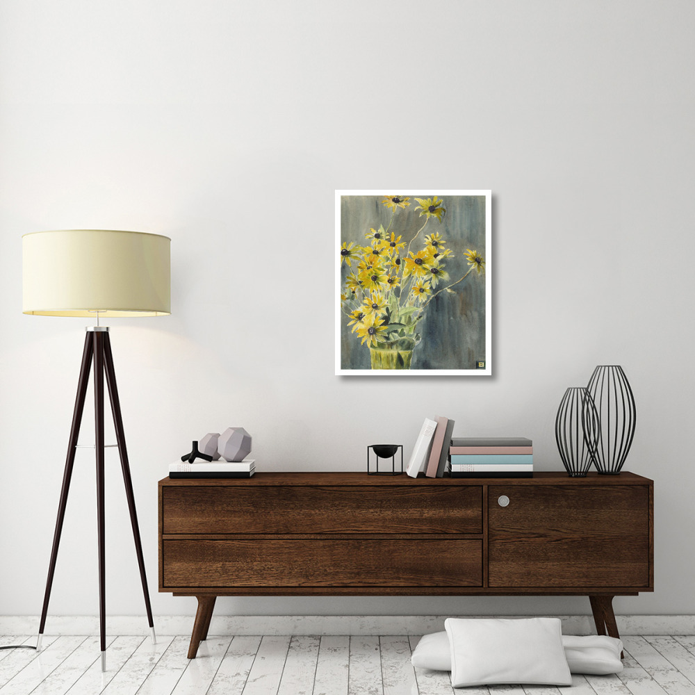 Vase with Blackeyed Susans-Paper Art-27&quotx32"