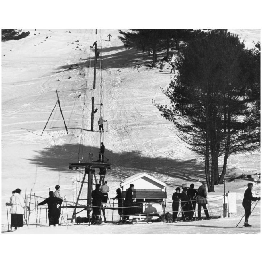 Ski Tow - Hanover, New Hampshire, 1936-Paper Art-22&quotx18"
