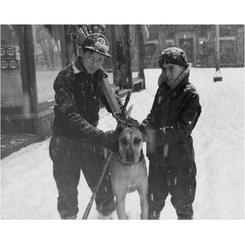 Winter Sports - Hanover, New Hampshire,  1936-Paper Art-30&quotx24"