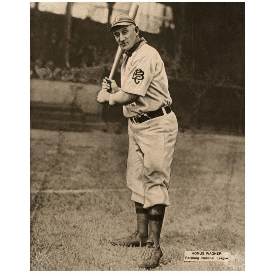 Honus Wagner, Pittsburg National League, 1880-Paper Art-22&quotx26"