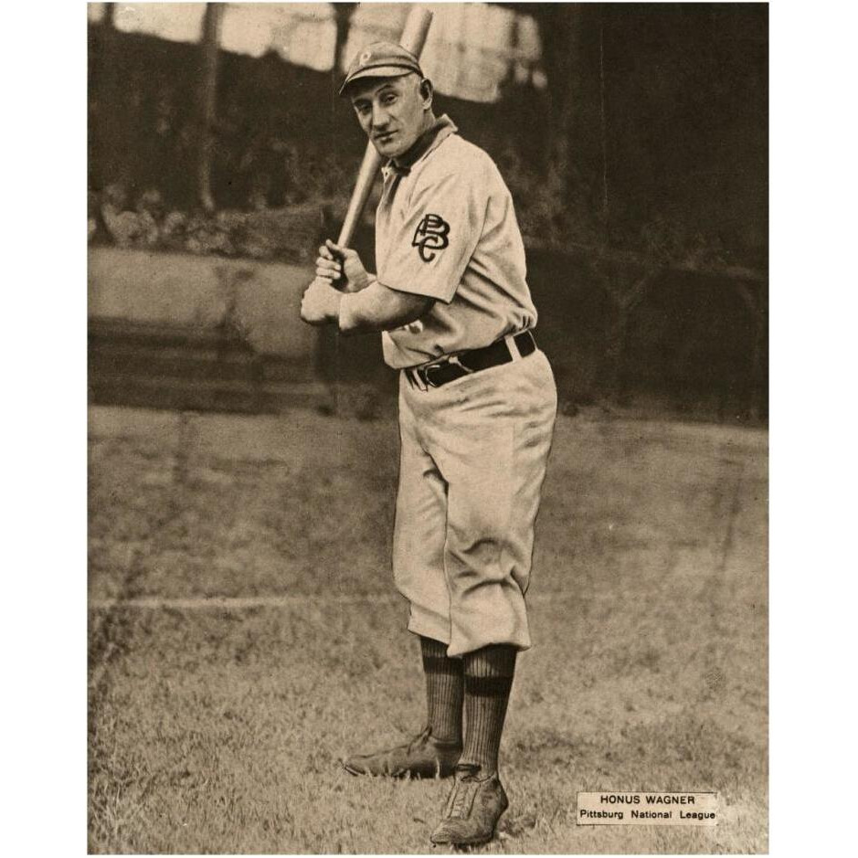 Honus Wagner, Pittsburg National League, 1880-Paper Art-24&quotx30"
