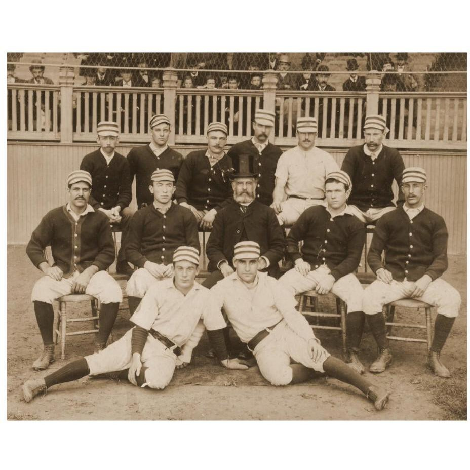 Philadelphia Baseball Club, 1887-Paper Art-22&quotx18"