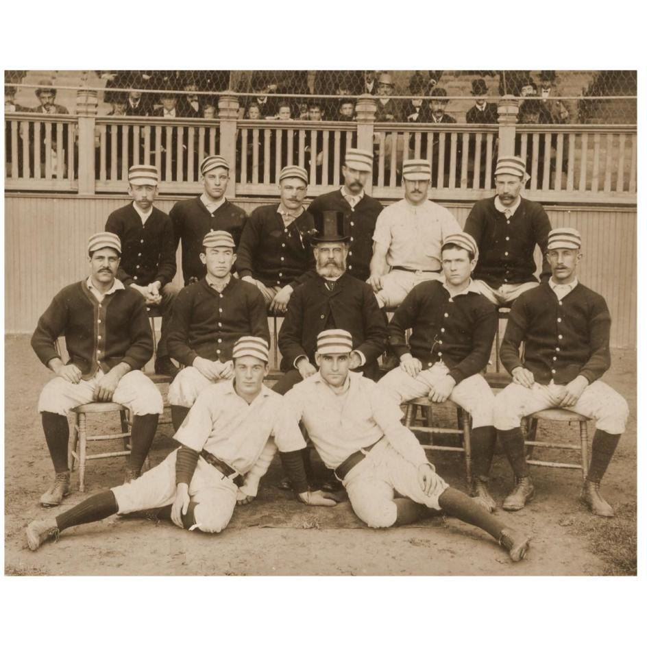 Philadelphia Baseball Club, 1887-Paper Art-26&quotx22"