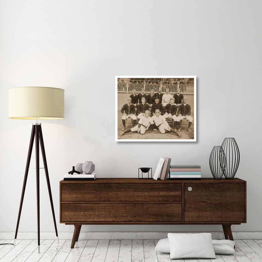 Philadelphia Baseball Club, 1887-Paper Art-37&quotx30"