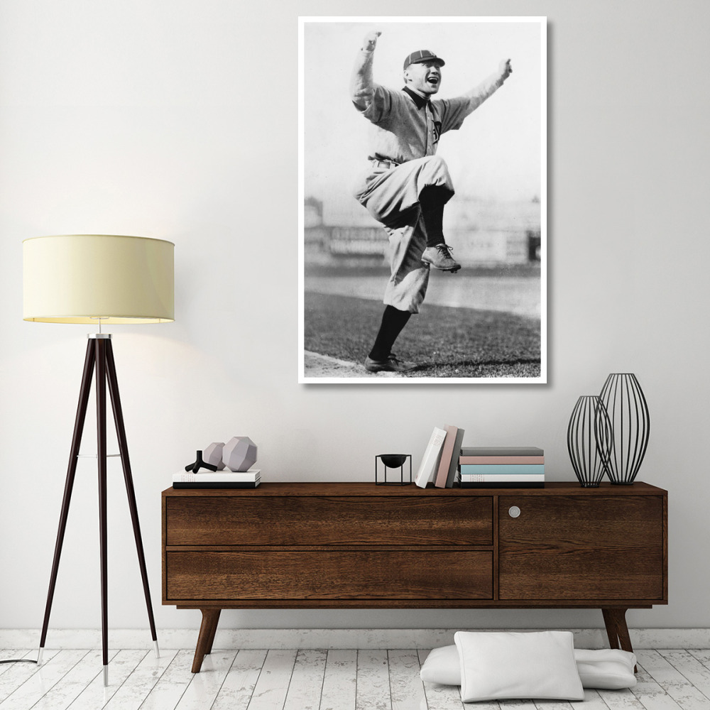 Cheering Baseball Player, 1909-Paper Art-42&quotx62"