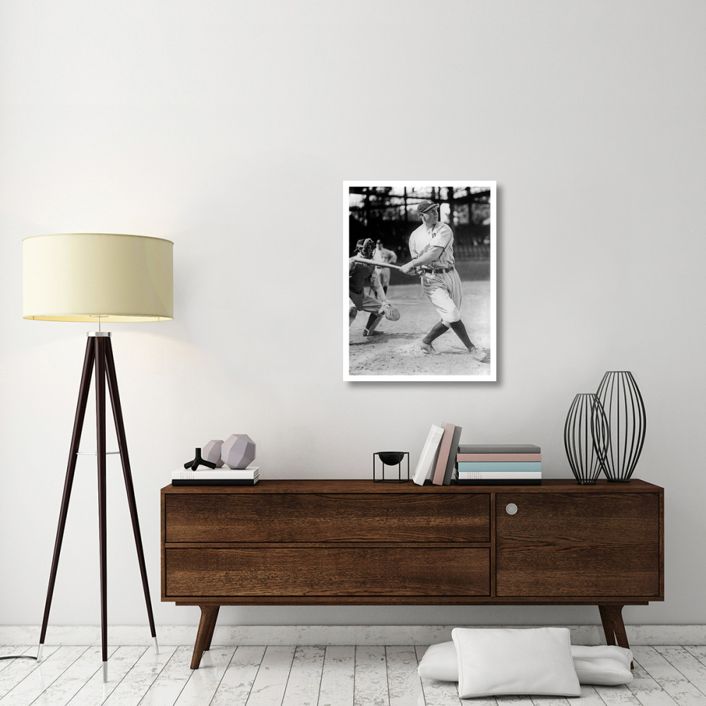 Baseball Game in Progress, 1910s-Paper Art-26&quotx34"