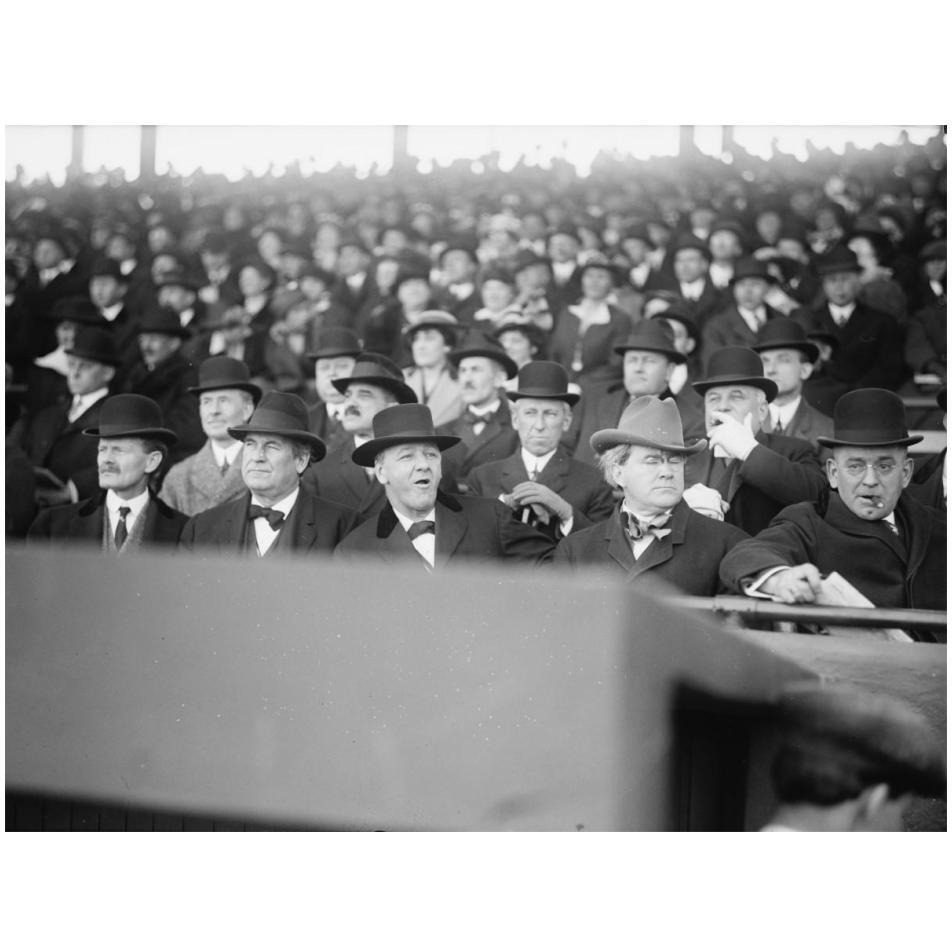 Baseball Spectators, between 1915-17-Paper Art-18&quotx14"