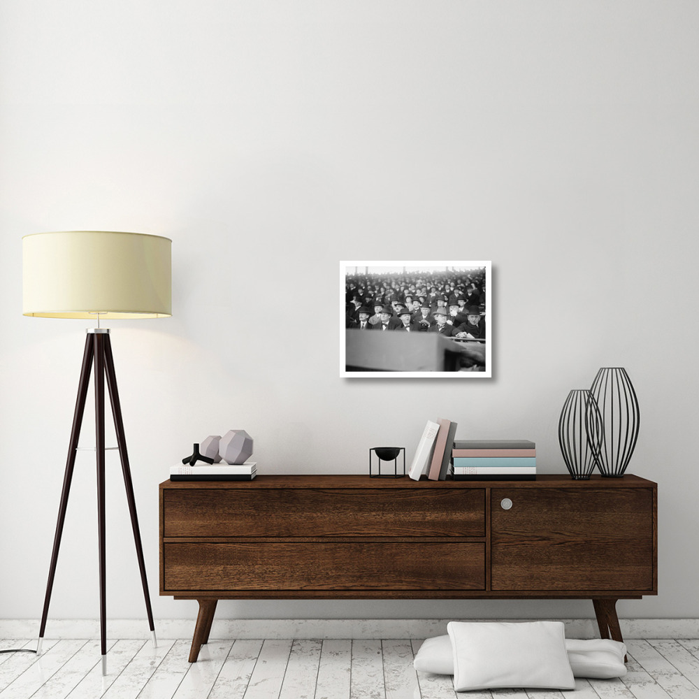 Baseball Spectators, between 1915-17-Paper Art-26&quotx20"