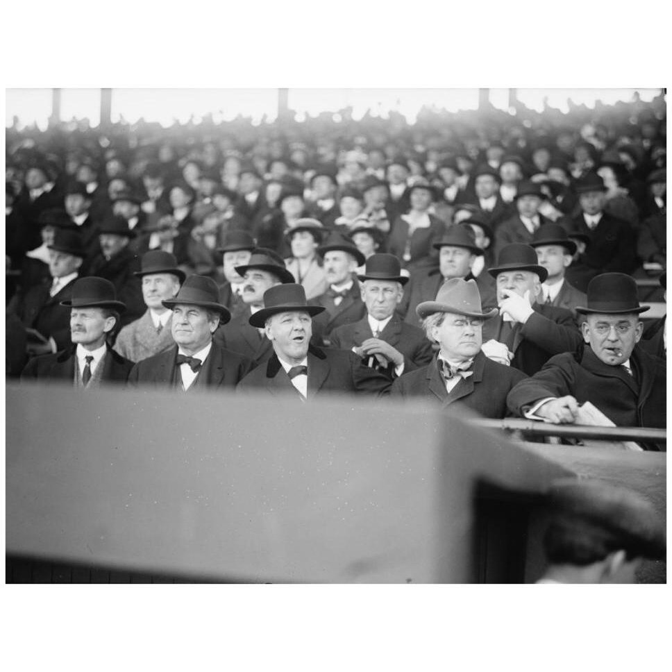 Baseball Spectators, between 1915-17-Paper Art-42&quotx32"