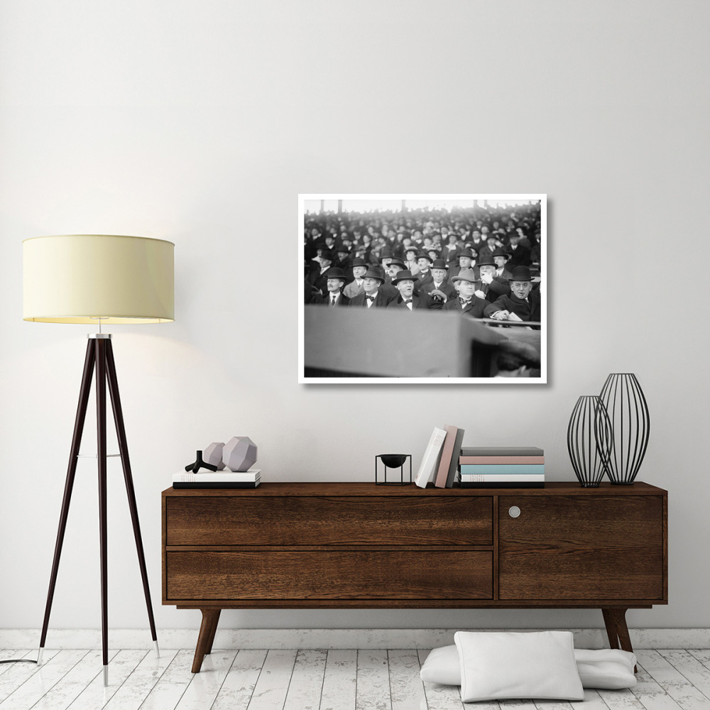 Baseball Spectators, between 1915-17-Paper Art-42&quotx32"