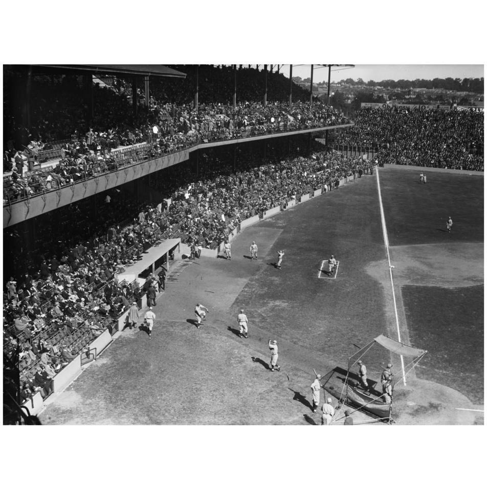 Washington Baseball Game, 1924-Paper Art-34&quotx26"