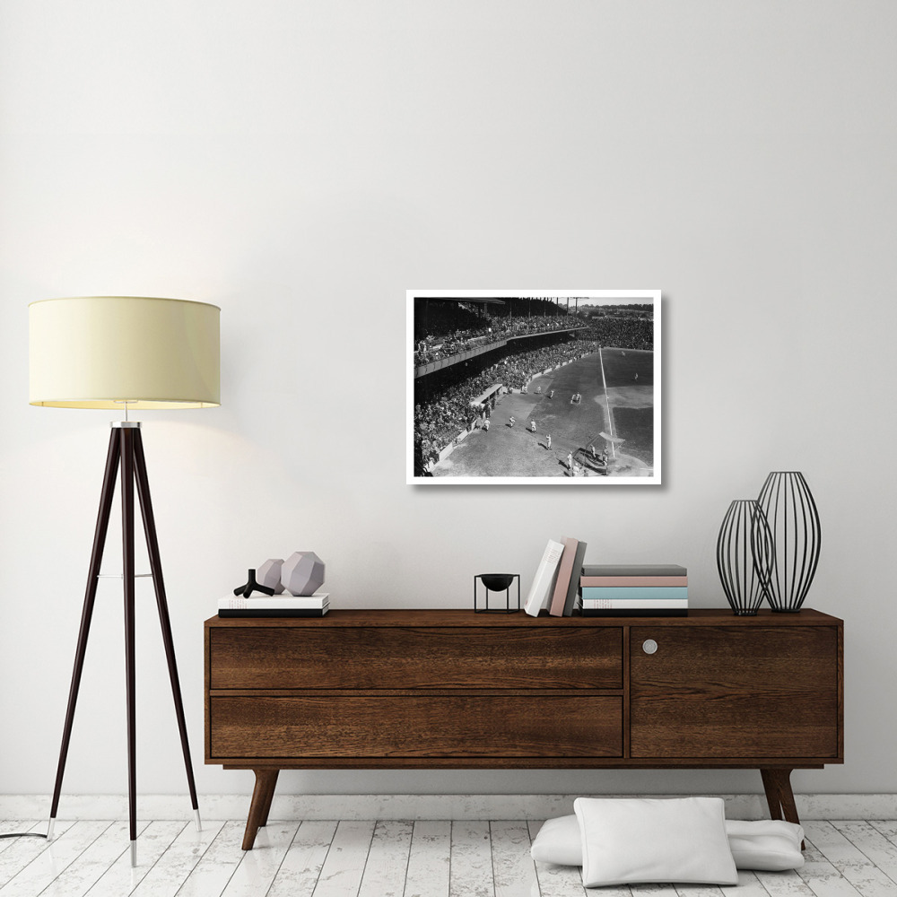 Washington Baseball Game, 1924-Paper Art-34&quotx26"