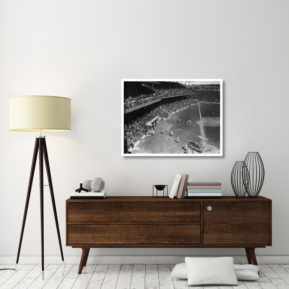Washington Baseball Game, 1924-Paper Art-42&quotx32"