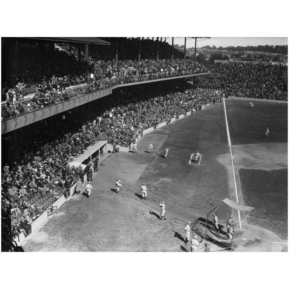 Washington Baseball Game, 1924-Paper Art-50&quotx38"