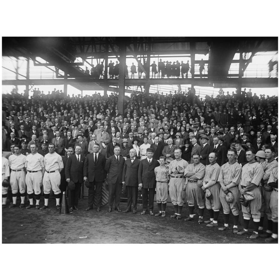 Washington Baseball - Teams and Spectators, 1924-Paper Art-26&quotx20"