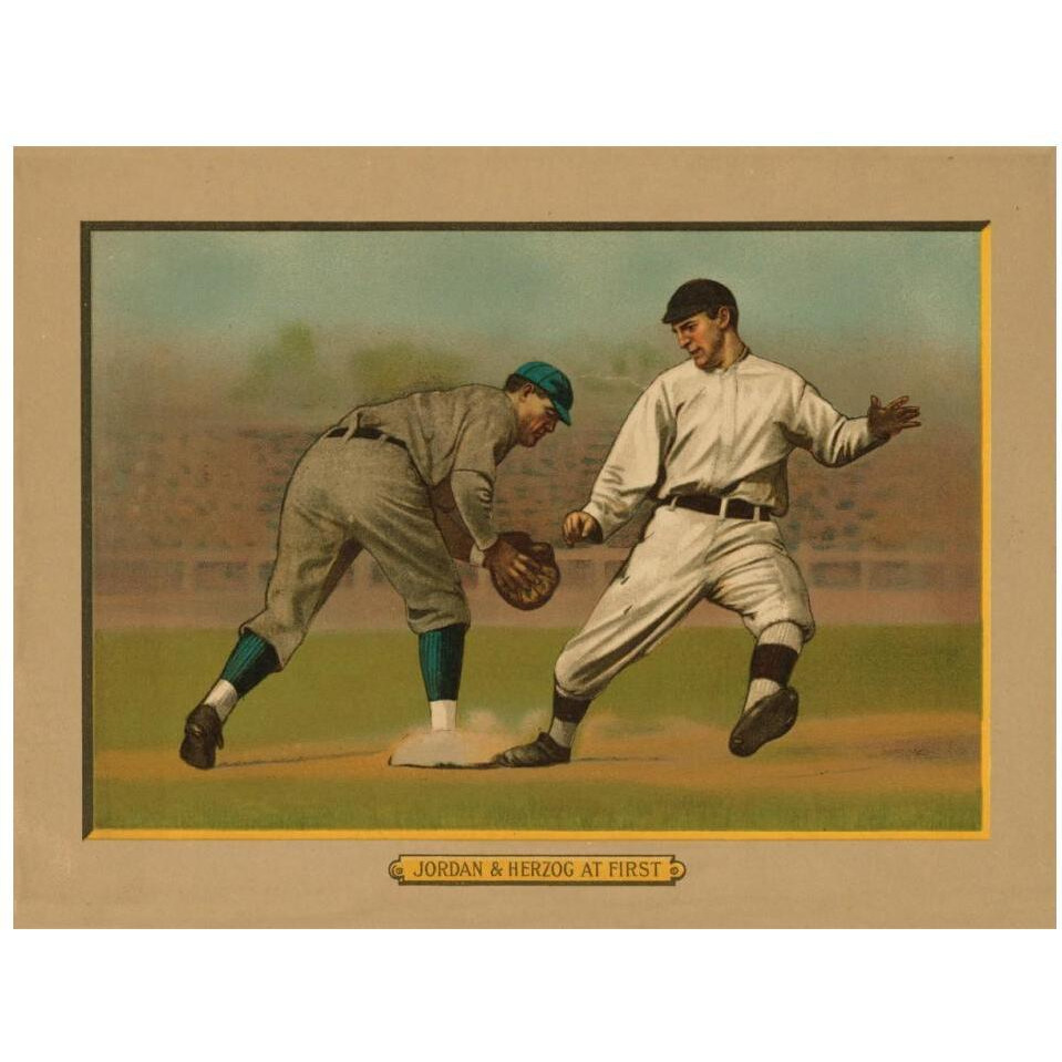 Jordan and Herzog at First-Paper Art-18&quotx14"