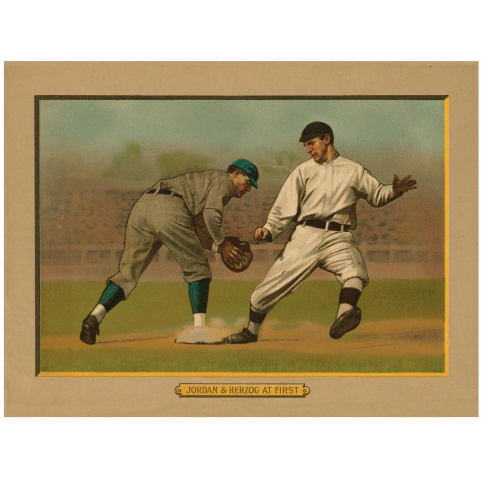 Jordan and Herzog at First-Paper Art-42&quotx32"