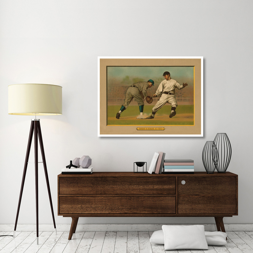 Jordan and Herzog at First-Paper Art-50&quotx38"
