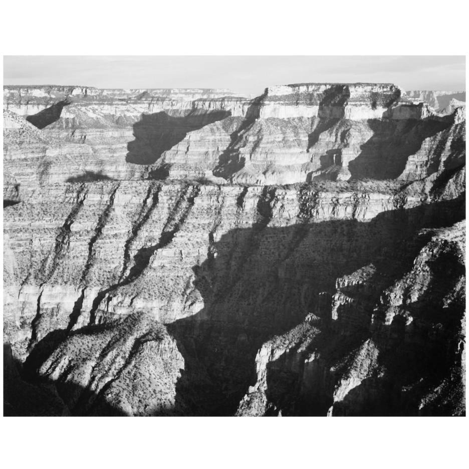 Grand Canyon from North Rim - National Parks and Monuments, 1940-Paper Art-26&quotx20"