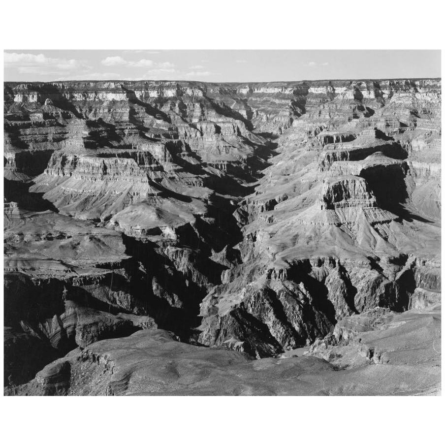 Grand Canyon from South Rim - National Parks and Monuments, 1940-Paper Art-18&quotx15"