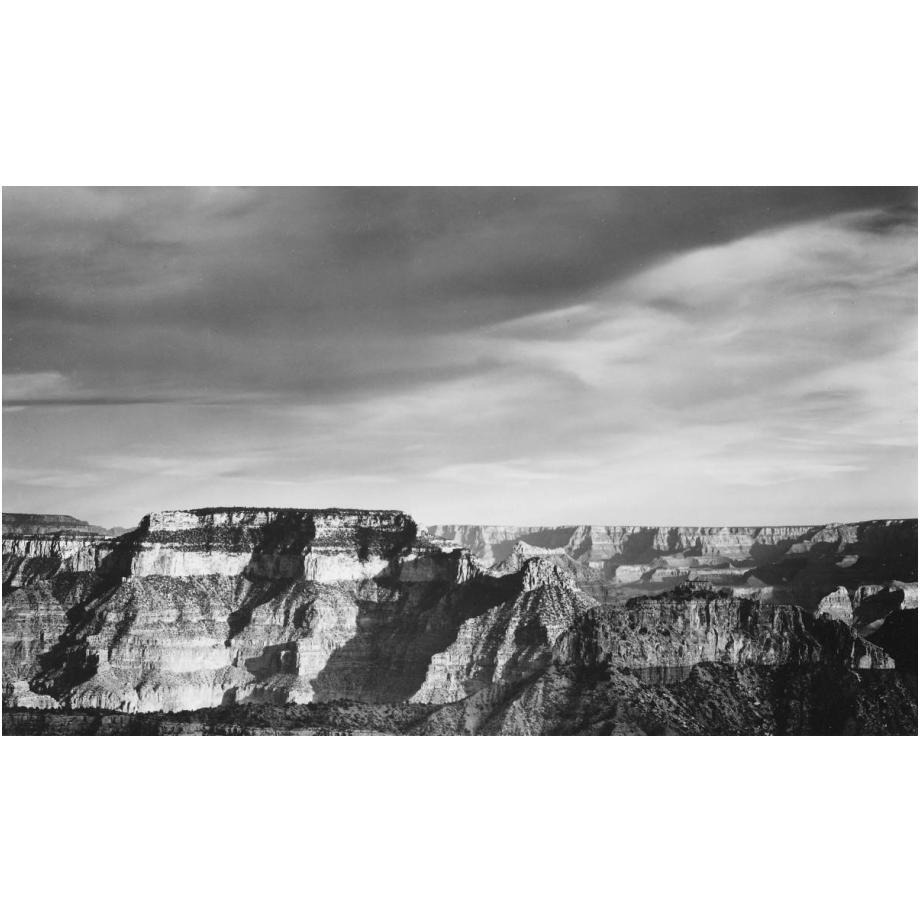 Grand Canyon from North Rim - National Parks and Monuments, 1940-Paper Art-24&quotx15"