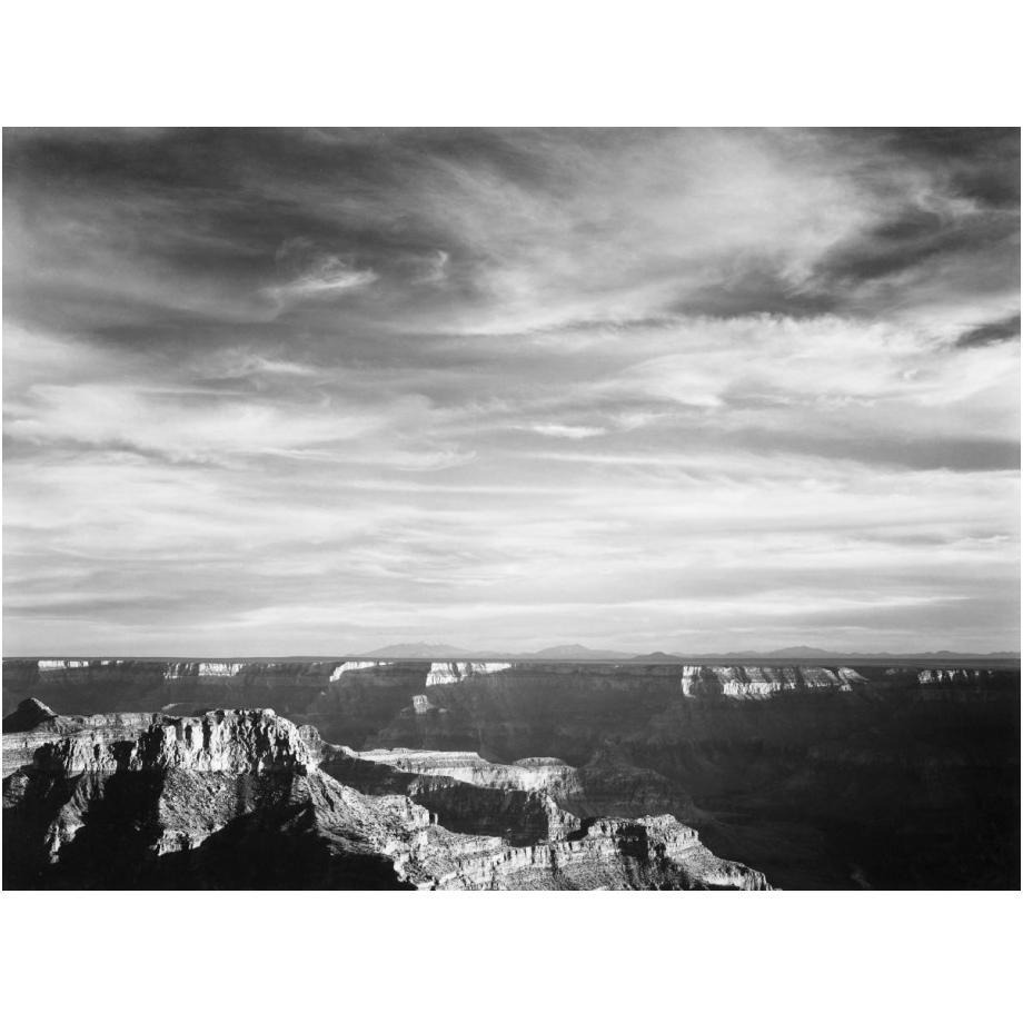 Grand Canyon from North Rim - National Parks and Monuments, 1940-Paper Art-24&quotx19"