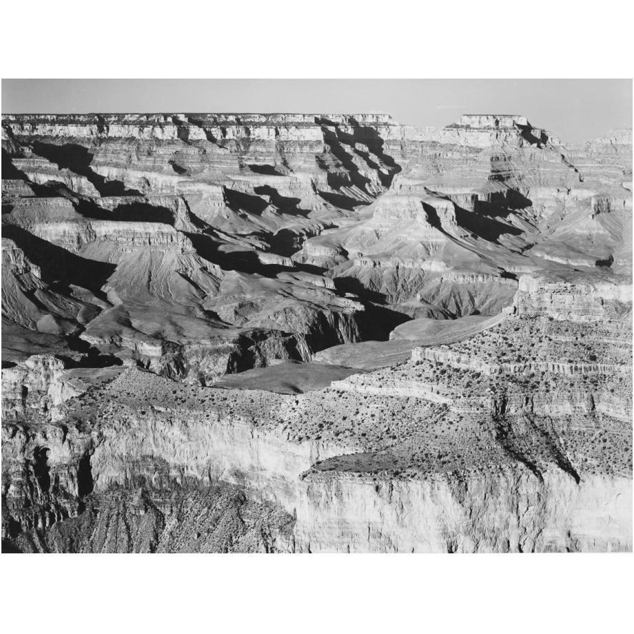 Grand Canyon National Park, Arizona - National Parks and Monuments, 1940-Paper Art-24&quotx19"