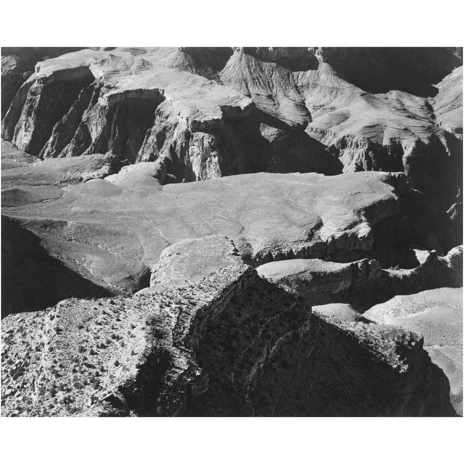 View from Yava Point, Grand Canyon National Park, Arizona - National Parks and Monuments, 1940-Paper Art-24&quotx20"
