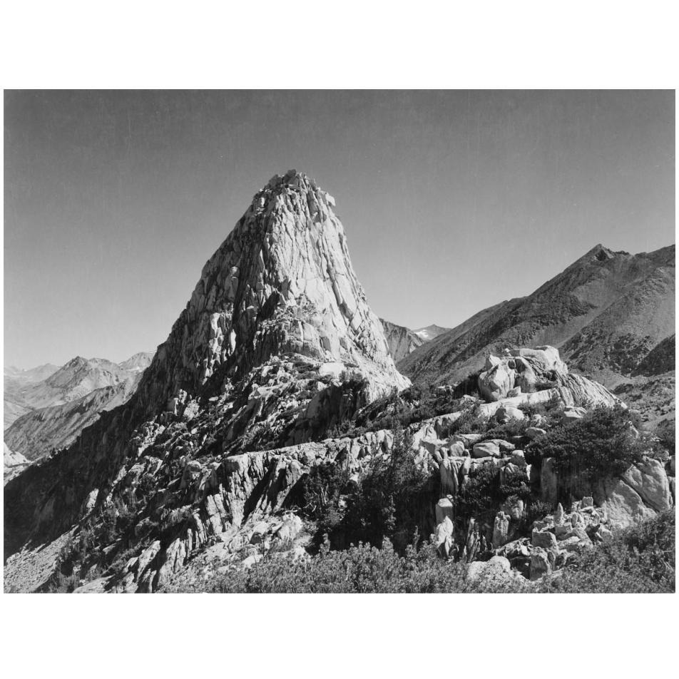 Fin Dome, Kings River Canyon,  proposed as a national park, California, 1936-Paper Art-18&quotx14"