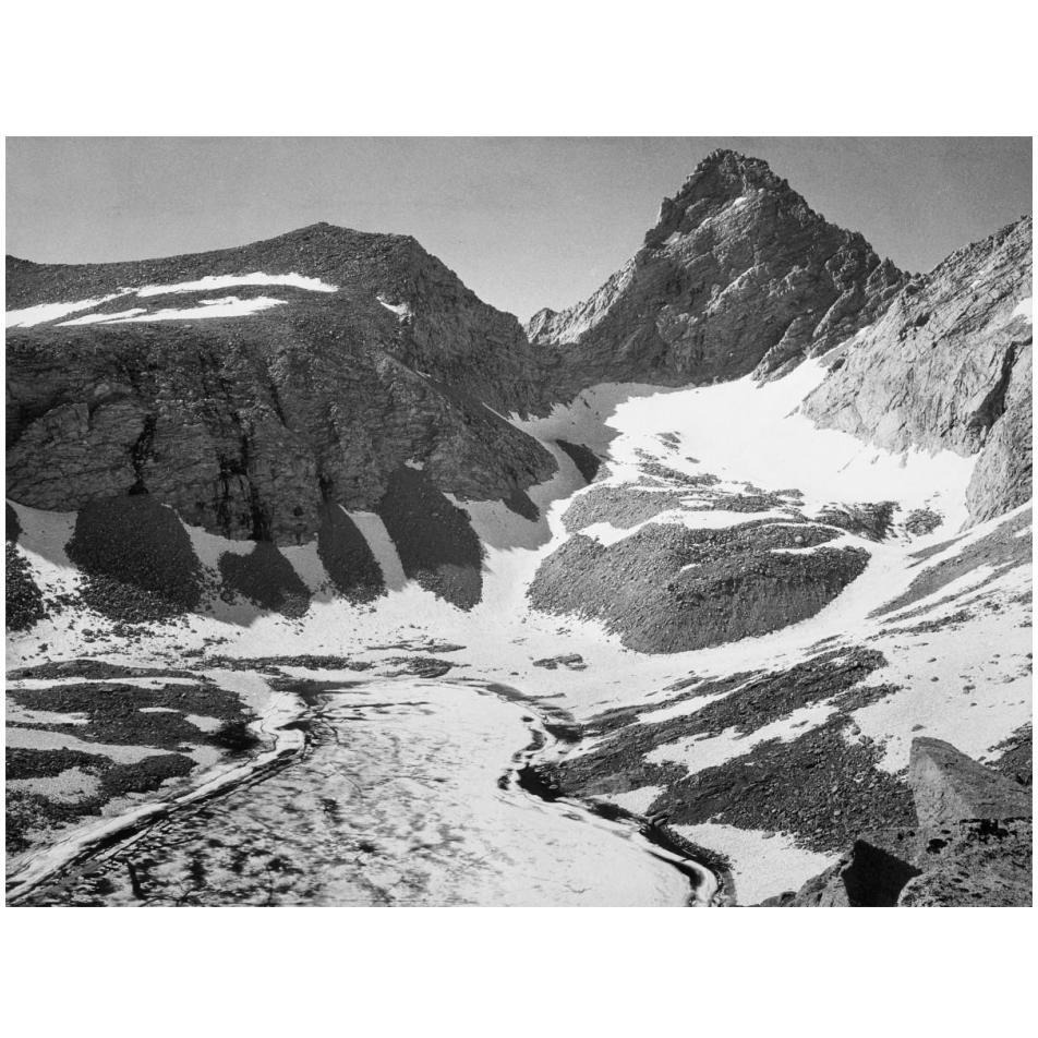 Junction Peak, Kings River Canyon,  proposed as a national park, California, 1936-Paper Art-18&quotx14"