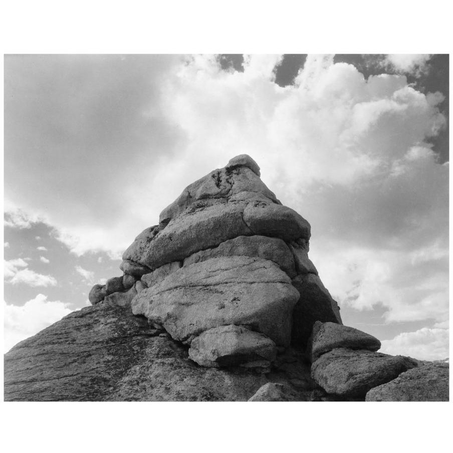 Rock and Cloud, Kings River Canyon,  proposed as a national park, California, 1936-Paper Art-18&quotx14"