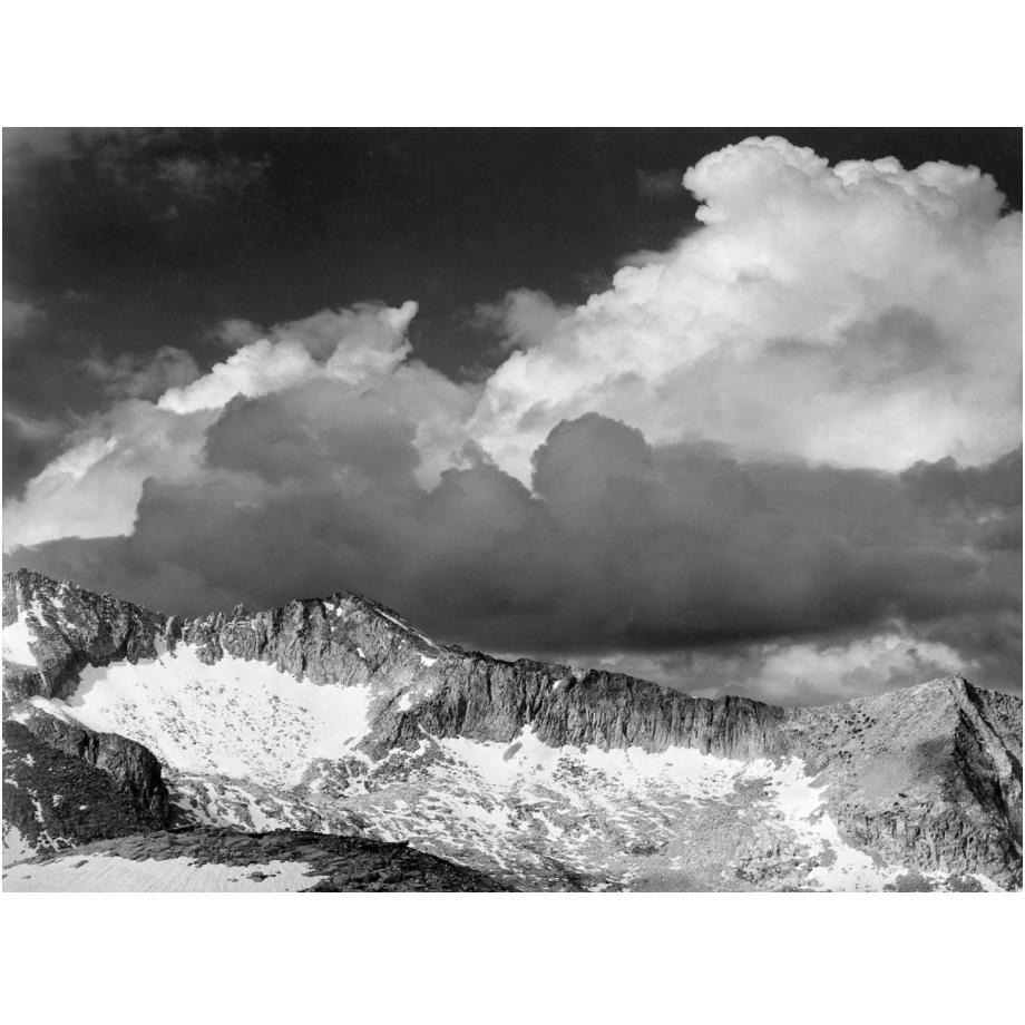 Clouds - White Pass, Kings River Canyon, proposed as a national park, California, 1936-Paper Art-24&quotx19"